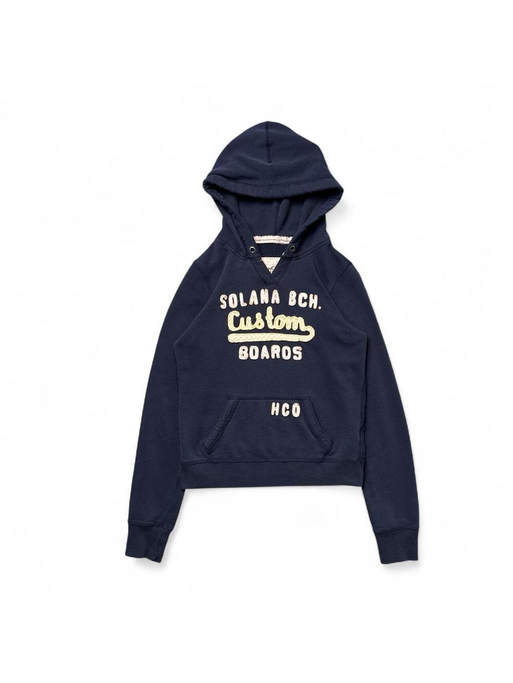 Y2K Hollister Surf Navy 00s Hoodie Jacket